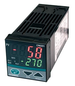 1/16 DIN Ramp/Soak Temperature/Process Controllers | CN6201 Series