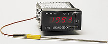 1/8 DIN Temperature or Process Digital Indicators with Optional Alarms | DP21 Series