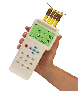 4 Input Thermometer and Data Logger | HH1384