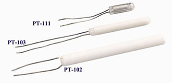 Platinum Resistance Sensors,  4-Wire Stainless Steel Probes, Extension Wire for CY7 Series, & Constant Power Supplies | PT100, CY82, CYW4 & CY100 Series