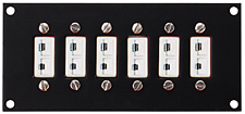 High Temperature Jack Panels for SHX Miniature Ceramic Connectors | SHXJP Series