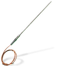 Fine Diameter Thermocouple Probes with pot seal and lead wire | TJ36 Series in Fine Diameter