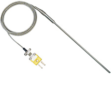 Rugged Transition Joint Probe Stainless Steel Braid over PFA Lead Wire | TJ36-SB Series