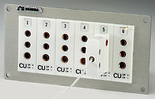 Jack Panels with Color Coded 3 Prong Connectors | TJP